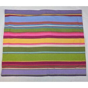 PBteen Striped Cotton Pillow Shams Set of 2 Boho Y2K Pottery Barn Teen Striped